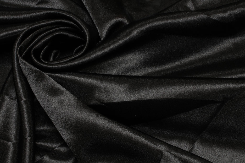 креп сатин цвет черный креп сатин цвет черный